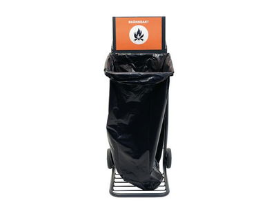 Säckvagn ACTIVA sortering 125L svart