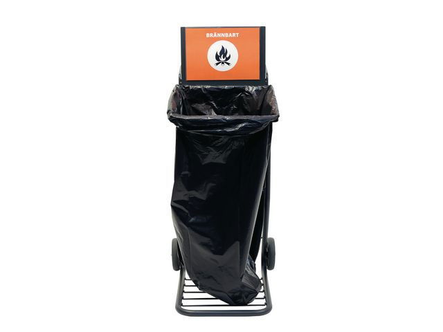Säckvagn ACTIVA sortering 125L svart
