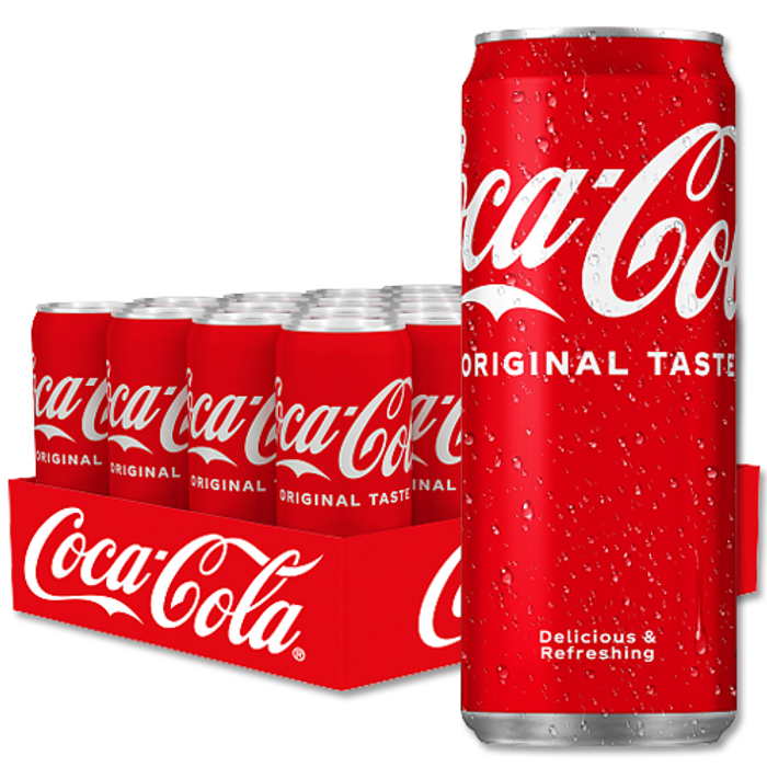 Läsk Coca-Cola burk 33cl inkl pant, 20 st/fp