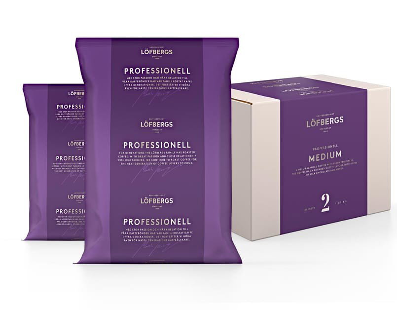 Kaffe Löfbergs Medium Termosbrygg 115g, 52 st/krt