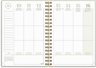 Almanacka Burde 1065 Life Planner Essentials 2027 A6