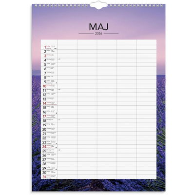 Familjekalender Modern 2026