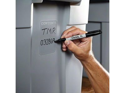 Märkpenna Sharpie Svart Fine, 12/fp