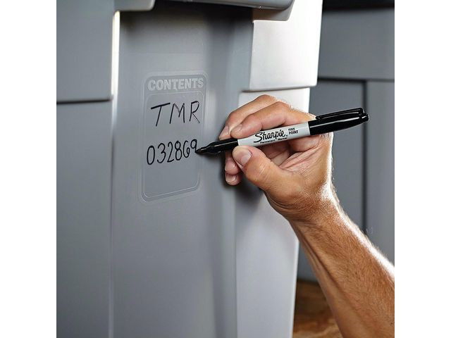 Märkpenna Sharpie Svart Fine, 12/fp