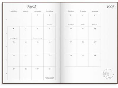 Kalender 25/26 Doodle inbunden