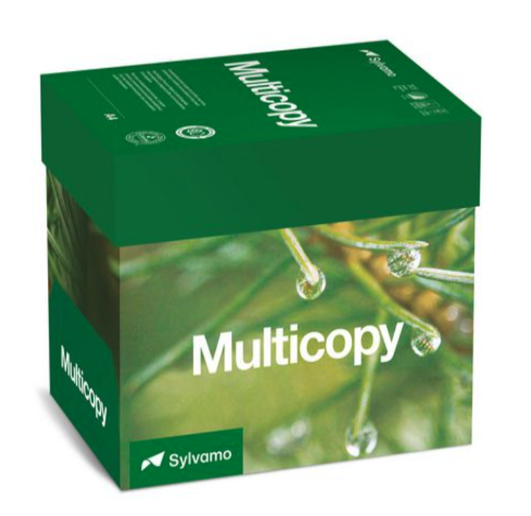 Kopieringspapper MultiCopy A4 80g HÅLAT, 5x500/krt