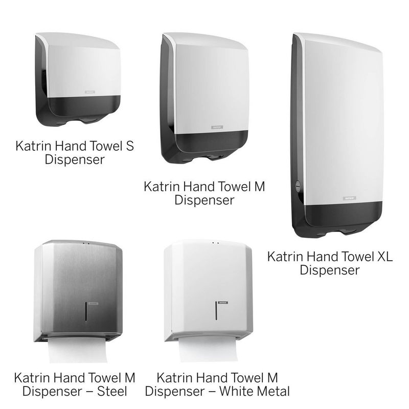 Pappershandduk Katrin Z-Vikt M Plus 2-lg 240x240mm, 2400/fp