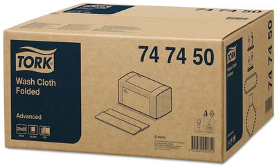 Tvättlapp TORK Adv 6-lag vit 1600/fp