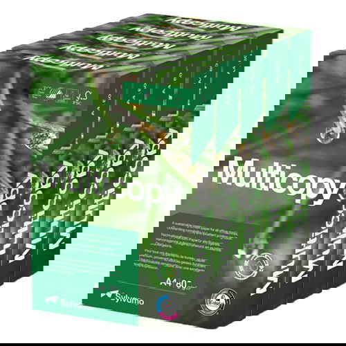 Kopieringspapper MultiCopy A4 80g OHÅLAT, 5x500/krt