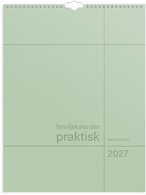 Väggkalender Burde 1759 Familjekalender Praktisk 2027
