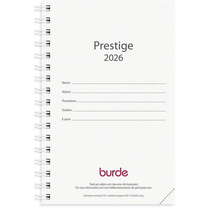 Kalender Prestige refill 2026