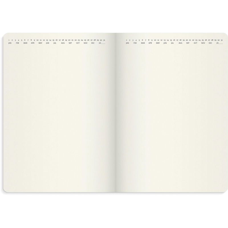 Liten Veckokal. Forma Deluxe 2026 brun