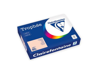 Kopieringspapper TROPHEÉ A4 80g oh laxrosa 500/fp