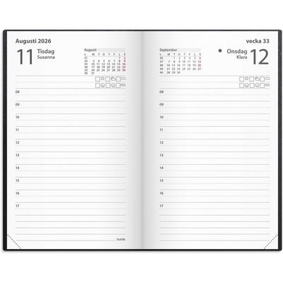 Kalender Lilla Agendan 2026 svart