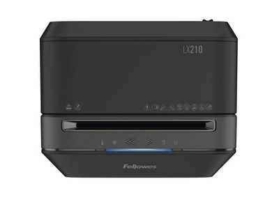 Dokumentförstörare FELLOWES LX210 svart P-4