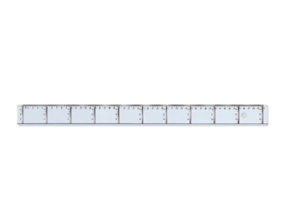 Linjal Arda Tvärgraderad 50 cm