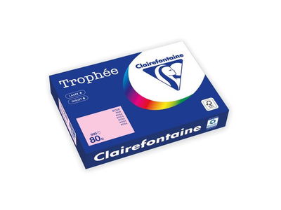 Kopieringspapper TROPHEÉ A4 80g oh rosa 500/fp