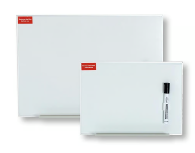 Whiteboardtavla Glasemaljerad Magnetisk 350x500mm
