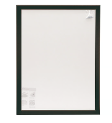 Väggram aluminiumprofil svart 50x70cm ram 32mm