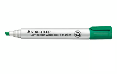 Whiteboardpenna Staedtler Lumocolor 351B Skuren Grön 2-5mm