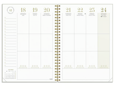 Almanacka Burde 1062 Life Planner Essentials 2027 A5