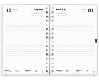 Almanacka Burde 5933 Dagbok 4-i-1 PP-Omslag 2027