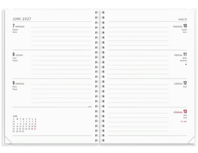 Almanacka Burde 5938 Senator 4-i-1 PP-Omslag 2027 A5