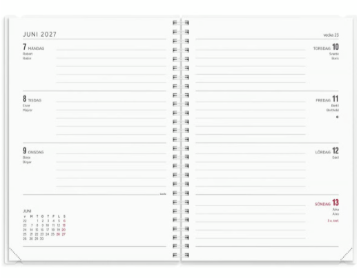Almanacka Burde 5938 Senator 4-i-1 PP-Omslag 2027 A5