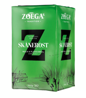 Kaffe Zoégas Skånerost Tradition Brygg 500g