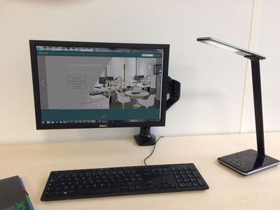 Bordslampa UNILUX Linka Led svart