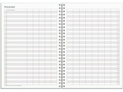 Kalender Study Textile grön A5 25/26