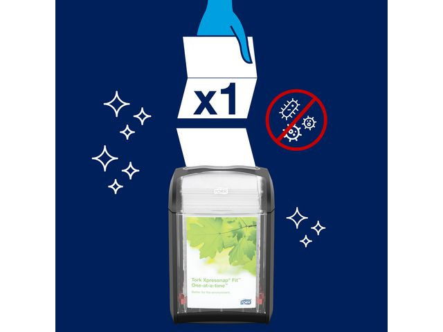 Servett TORK Xpressnap N14 vit 720/fp