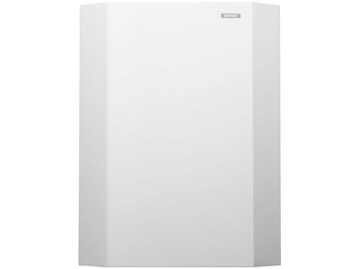 Papperskorg KATRIN vit metall 25L