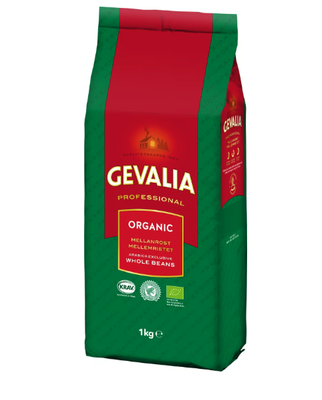 Kaffe Gevalia Organic Mellanrost Hela Bönor 1000g