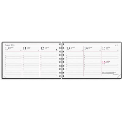 Veckokalender Eco Line 2026 svart