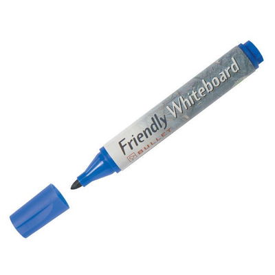Whiteboardpenna Friendly Konisk Blå 1,5-3mm, 10 st/fp