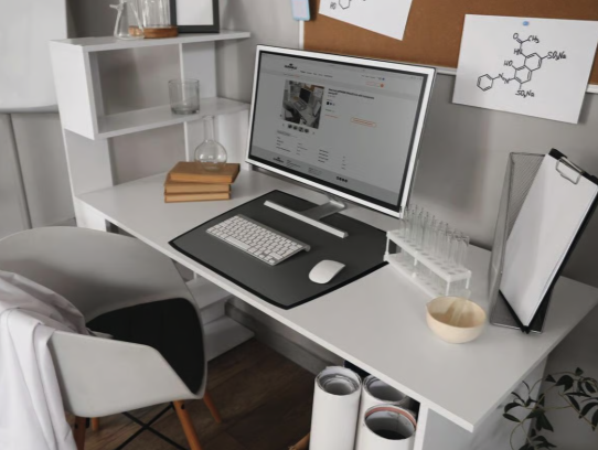 Skrivunderlägg Durable Artwork PP Med Klaff Svart 59x47cm