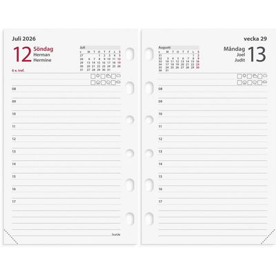 Compact kalendersats Lilla agendan 2026