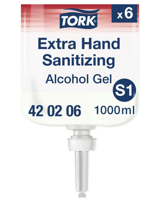 Handdesinfektion Tork S1 Extra Alcogel 85 1L