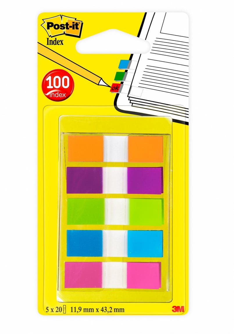 Post-it Index 683-5CB2 11,9x43,2mm 100/fp