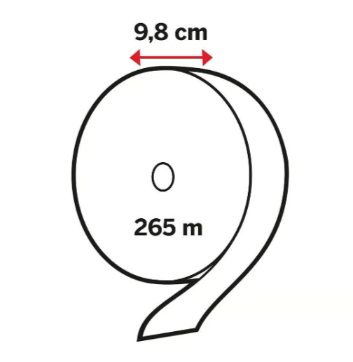 Toalettpapper KATRIN Gigant S 1-Lager, 265m, 12/fp