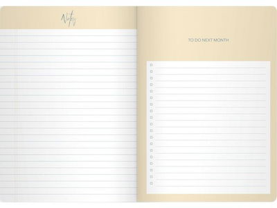 Kalender Week planner odaterad blå- 1051
