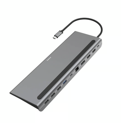 Dockningsstation Hama USB-C 10 Portar