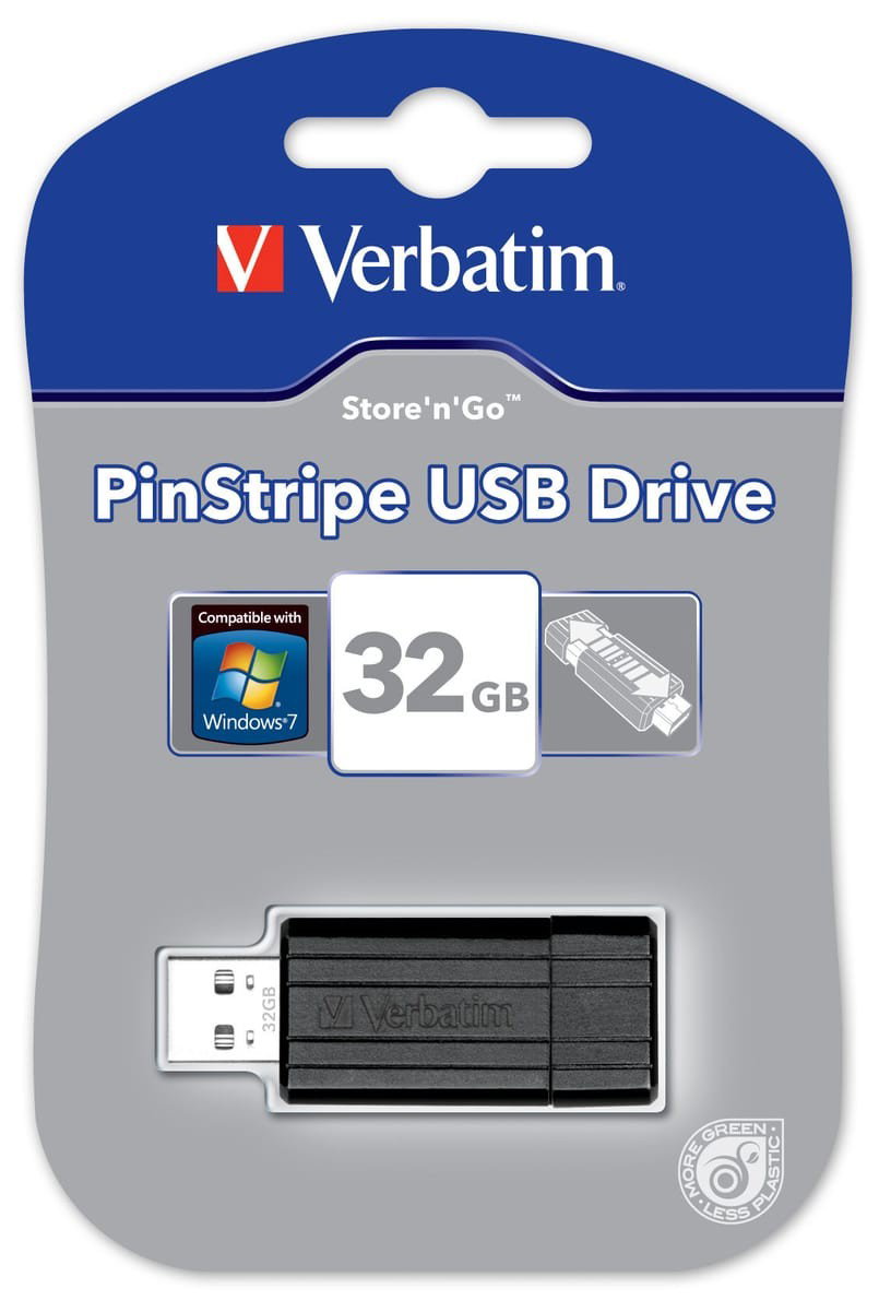 USB-Minne Verbatim PinStripe 32GB