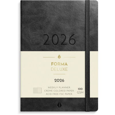 Liten Veckokal. Forma Deluxe 2026 svart