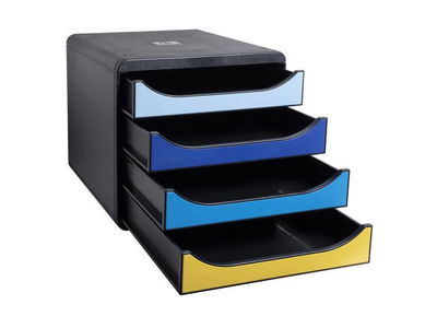 Blankettbox EXACOMPTA BeeBlue 4 lådor