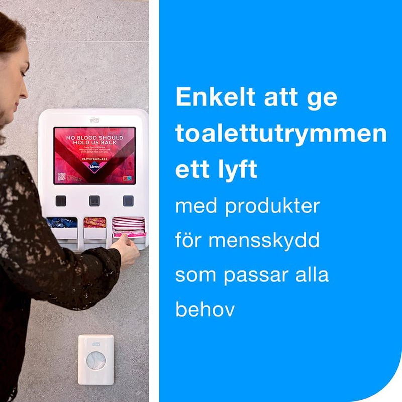 Dispenser Tork Libresse Period Care Vit