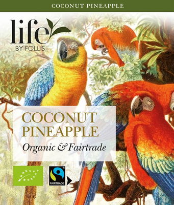 Grönt te Life by Follis Kokos ananas, 20 st/fp