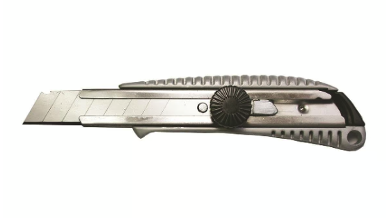 Brytkniv Premium gummigrepp 18mm