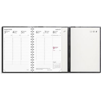 Kalender Prestige de luxe 2026 svart Kalender Prestige de luxe 2026 svart